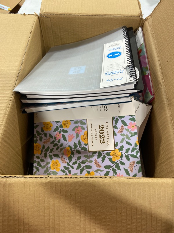 Photo 1 of BOX LOT OF PLANNERS 2022-2023