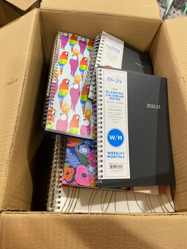 Photo 1 of BOX LOT OF PLANNERS 2022-2023