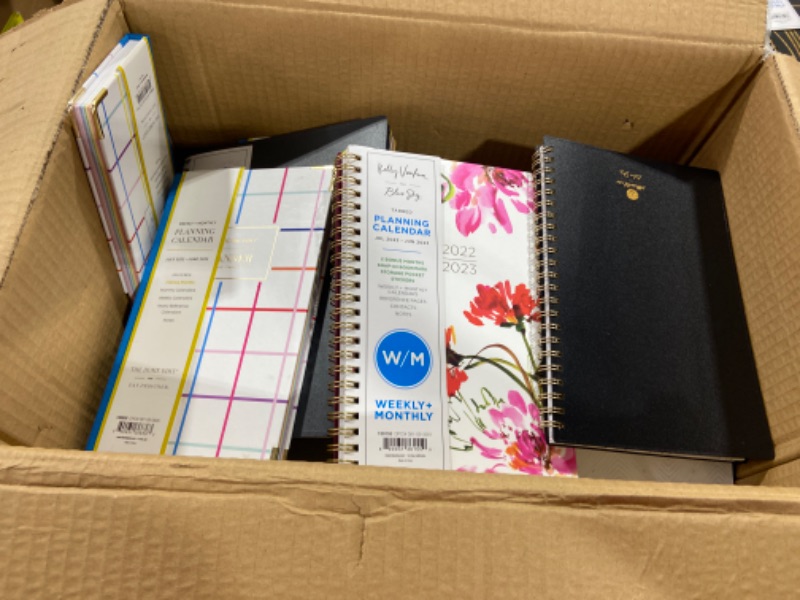 Photo 1 of BOX LOT OF PLANNERS 2022-2023 