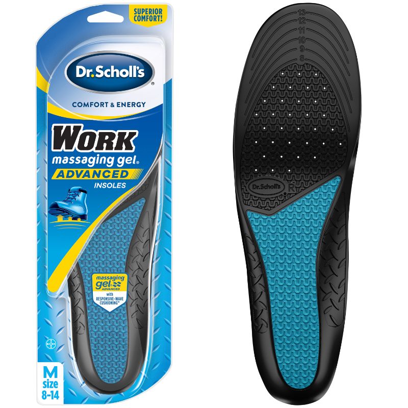 Photo 1 of Dr. Scholl's Comfort & Energy Massaging Gel Work Men - 1 Pair
