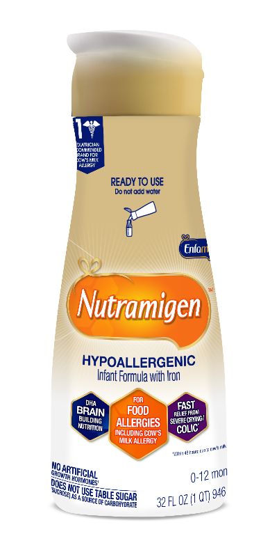 Photo 1 of Enfamil Nutramigen Infant Formula Hypoallergenic and Lactose Free Formula with Enflora LGG Fast Relief from Severe Crying and Colic Ready-to-Use Li
BB 1 AUG 2023