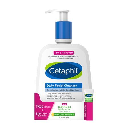 Photo 1 of Cetaphil Daily Facial Cleanser Face Wash for Sensitive Combination to Oily Skin Gentle Foaming Soap Free Hypoallergenic 16oz
BB 11 30 2022