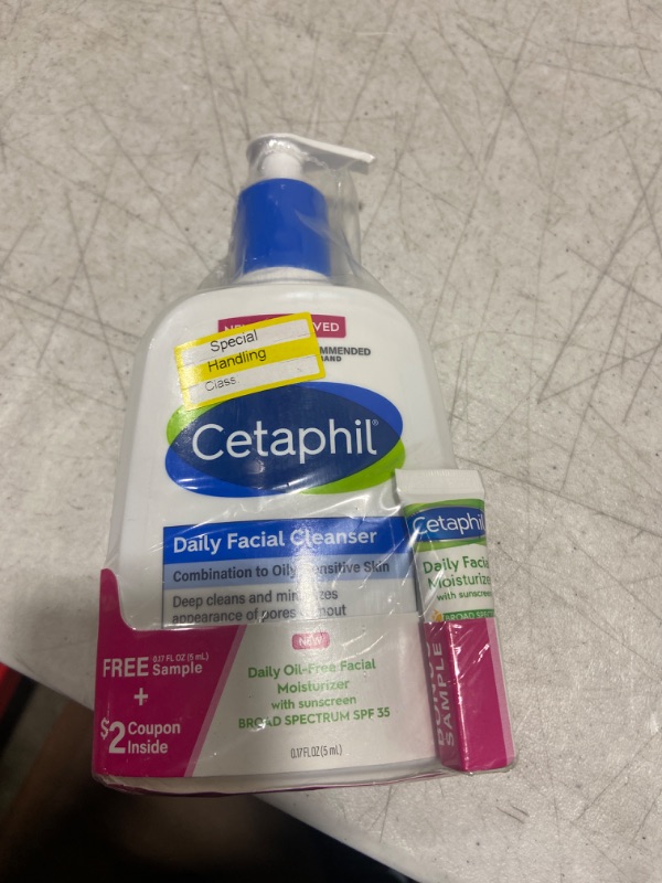 Photo 3 of Cetaphil Daily Facial Cleanser Face Wash for Sensitive Combination to Oily Skin Gentle Foaming Soap Free Hypoallergenic 16oz
BB 11 30 2022