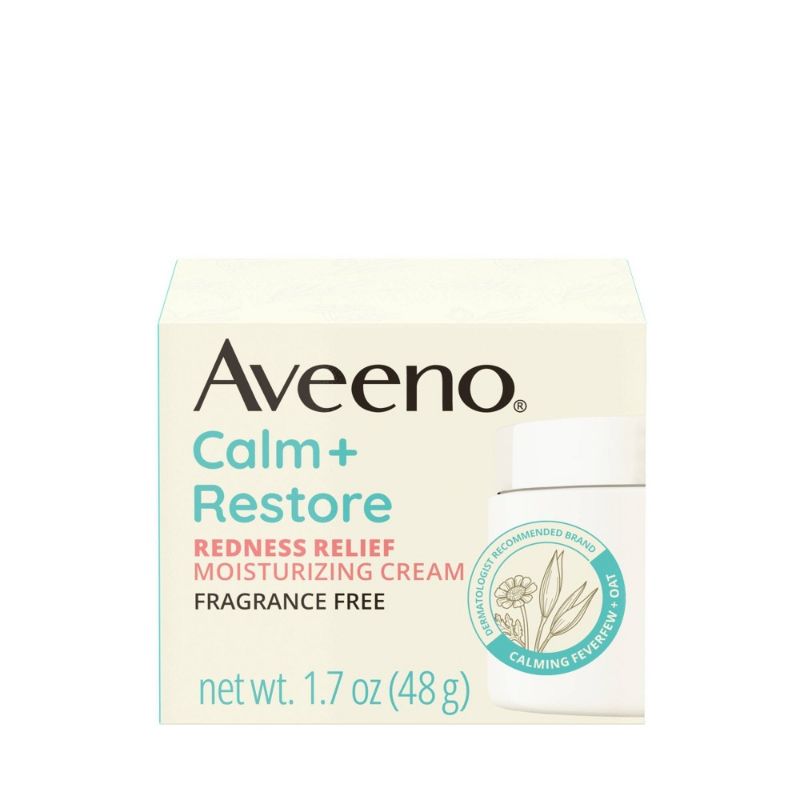 Photo 1 of Aveeno Calm + Restore Redness Relief Moisturizing Face Cream - 1.7 Oz
