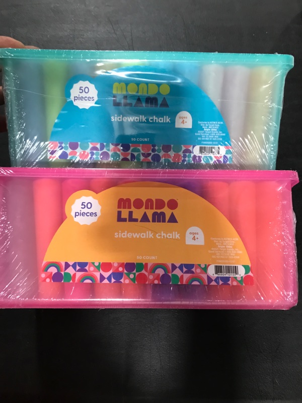 Photo 2 of 50ct Sidewalk Chalk Set - Mondo Llama™ - 2PACK 
