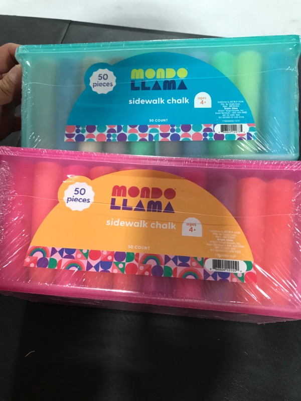 Photo 2 of 50ct Sidewalk Chalk Set - Mondo Llama™ - 2PACK 
