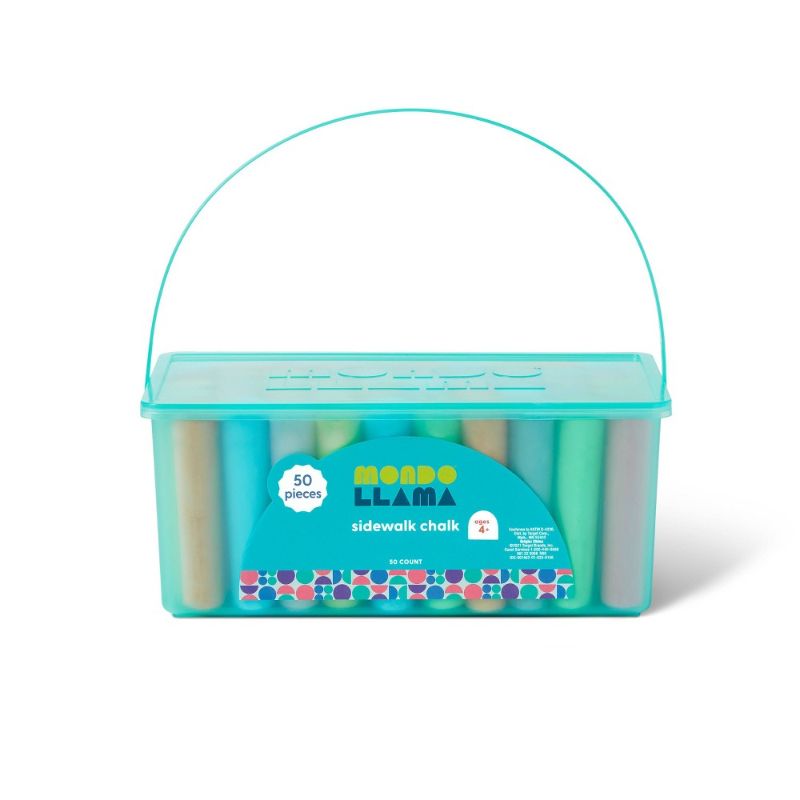 Photo 1 of 50ct Sidewalk Chalk Set - Mondo Llama™ -2 Pack
