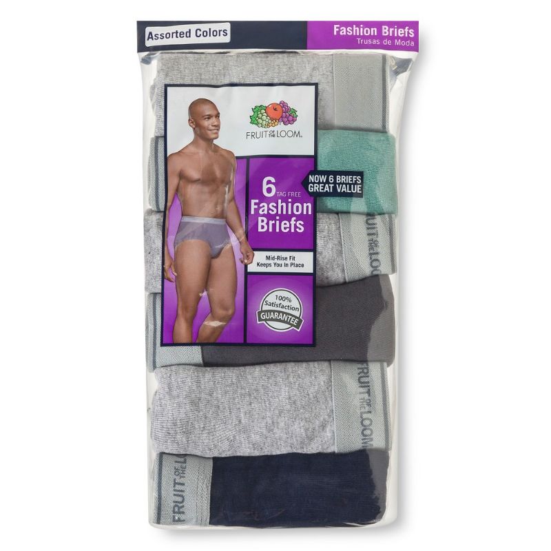 Photo 1 of Fruit of the Loom Mens 6-pk. Briefs -small -

