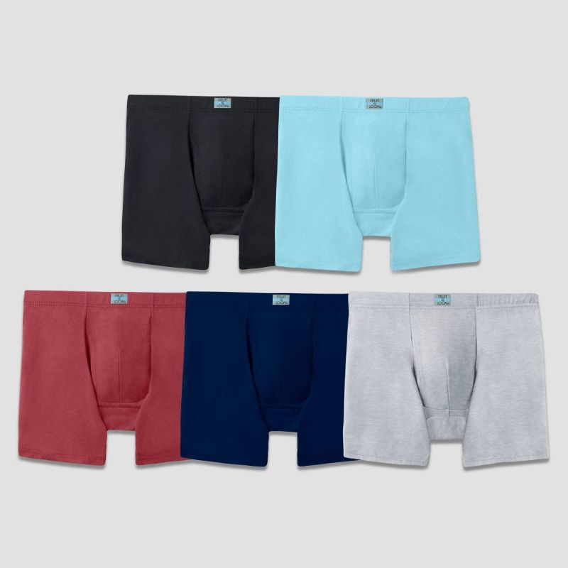 Photo 1 of Fruit of the Loom 5pk Elect Comfort Upreme Cooling Blend Bottom Boxer Brief - SMALL
