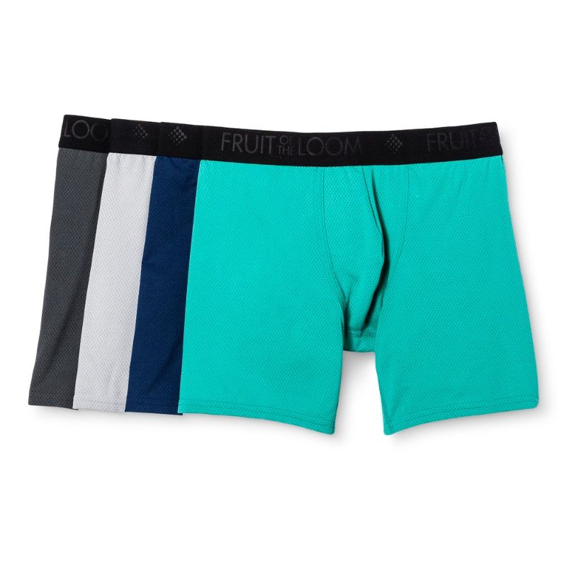 Photo 1 of Fruit of the Loom Men's 4pk Select Breathable Micro-Mesh Boxer Briefs

