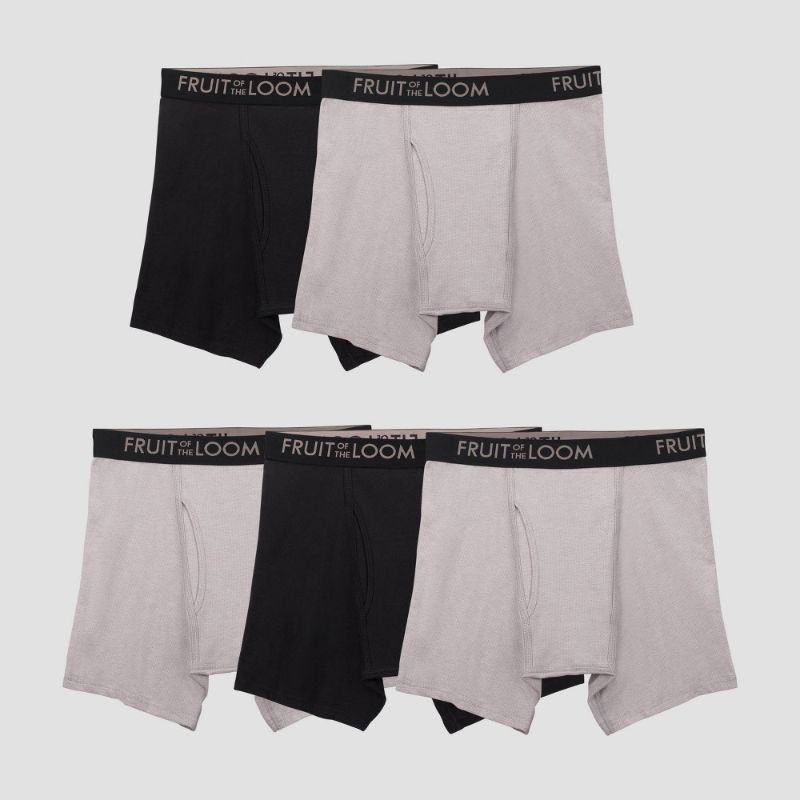 Photo 1 of Fruit of the Loom Men's Breathable Boxer Briefs 5pk

