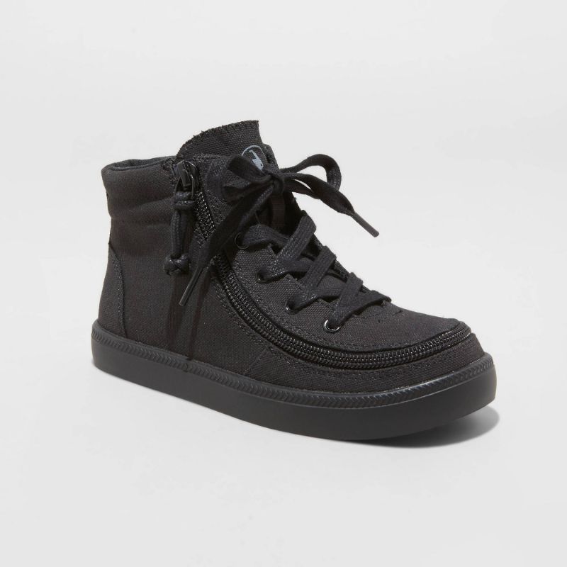 Photo 1 of Boys' BILLY Footwear Harmon Essential High Top Sneakers - Black SIZE 5 - 
