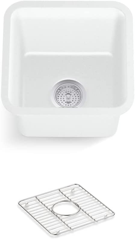 Photo 1 of  KOHLER 8223-CM6 Cairn Sink, 15 in, Matte White
