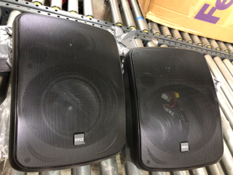 Photo 1 of Pyle Audio 6.5 Inch Waterproof Bluetooth Indoor & Outdoor Speaker, Black (Pair)