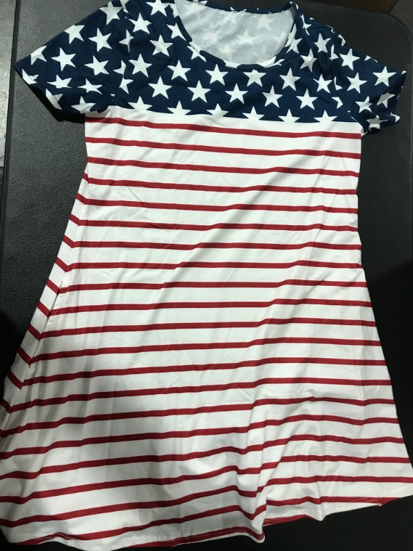 Photo 1 of American flag shirt for women Size-XL