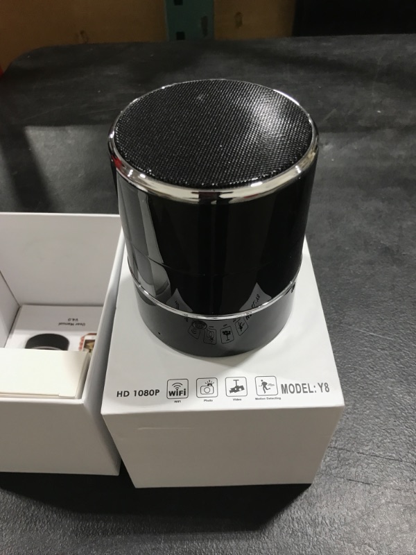 Photo 2 of Aipmoz Hidden Spy Camera in Bluetooth Speaker with 240°Viewing Angle,Motion Activated,Nanny Cams Wireless with Cell Phone App (2.4/5Ghz)