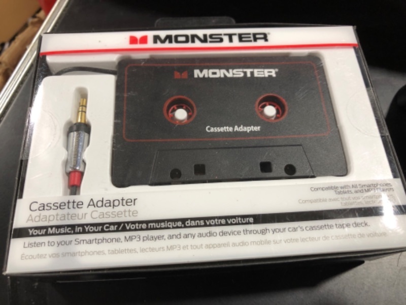 Photo 2 of Monster MBL 800 CAS-ADPT V2 WW High Performance 800 Cassette Adapter to 1/8" Mini 3 Feet