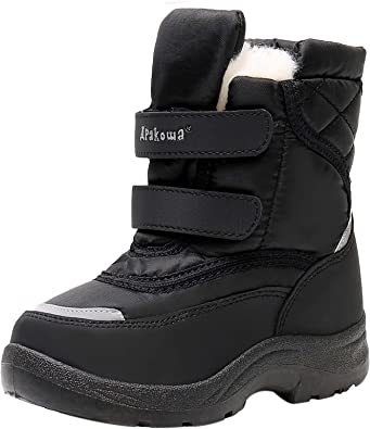 Photo 1 of Apakowa Kid's Boys Girls Winter Snow Boots (Toddler/Little Kid) size 28