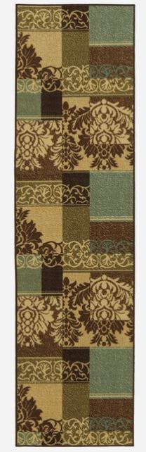 Photo 1 of  Ottohome 2 x 5 Brown Indoor Area Rug