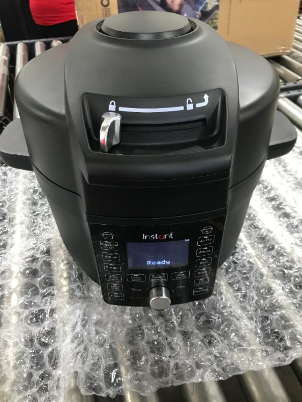 Photo 2 of Instant Pot Duo Crisp Ultimate Lid, 13-in-1 Air Fryer and Pressure Cooker Combo, Sauté, Slow Cook, Bake, Steam, Warm, Roast, Dehydrate, Sous Vide, & Proof, App With Over 800 Recipes, 6.5 Quart