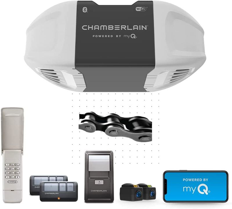 Photo 1 of Chamberlain C2405 Smart Garage Door Opener, myQ Smartphone Controlled-Long Lasting Chain Drive