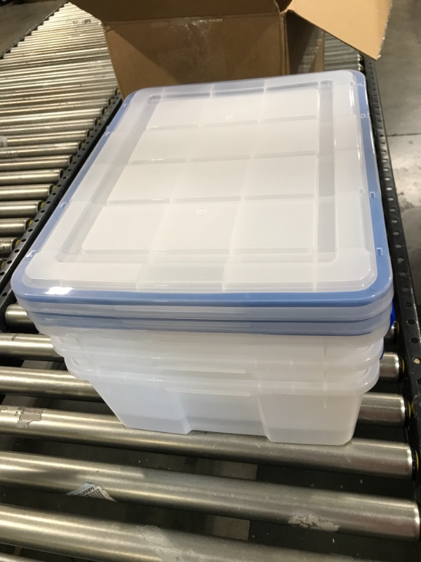 Photo 1 of  3pk Weather Pro Plastic Storage Bin

