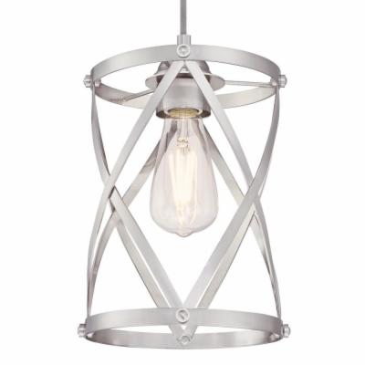 Photo 1 of  11.22 X 8.86 X 8.86 in. 1 Light Mini Pendant, Brushed Nickel
