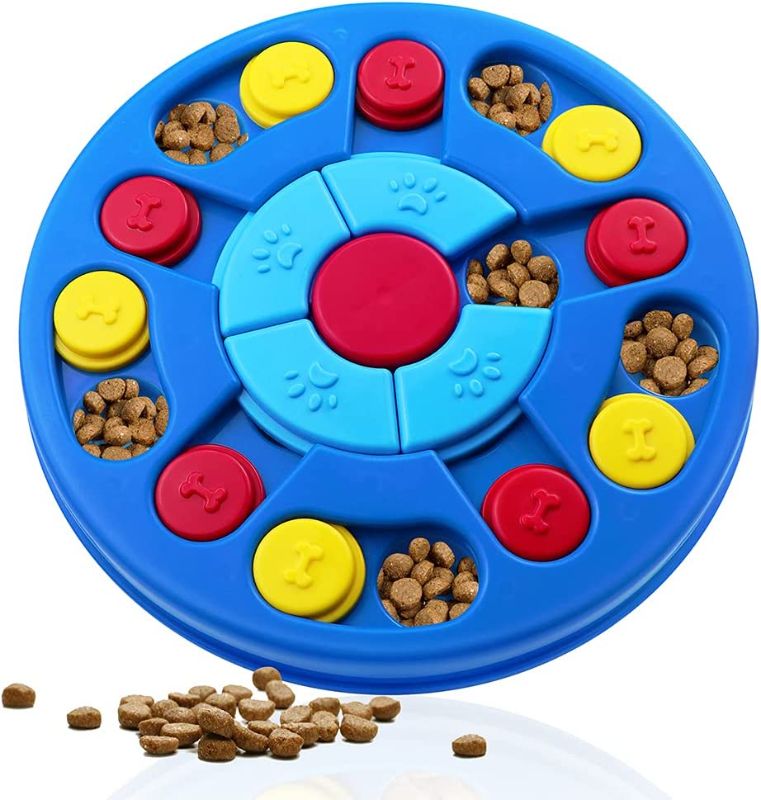 Photo 1 of Dog Puzzle Toys Interactive Dog Toy for Puppy IQ Stimulation &Treat Training Dog Games Treat Dispenser for Smart Dogs, Puppy &Cats Fun Feeding (Level 1-3)