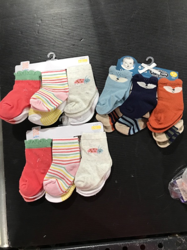 Photo 1 of 3 SETS OF TODDLER SOCKS