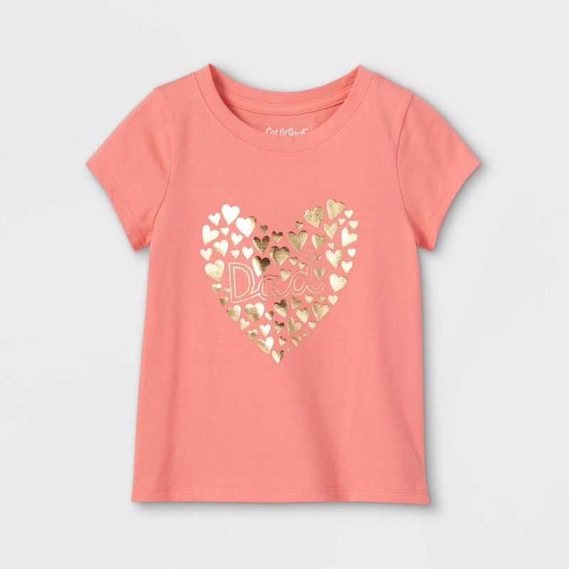 Photo 1 of Toddler Girls' 'Dad' Heart Graphic T-Shirt - Cat & Jack™ SIZE 18M
Toddler Girls' Star Tank Top - Cat & Jack™ Light SIZE 5T


