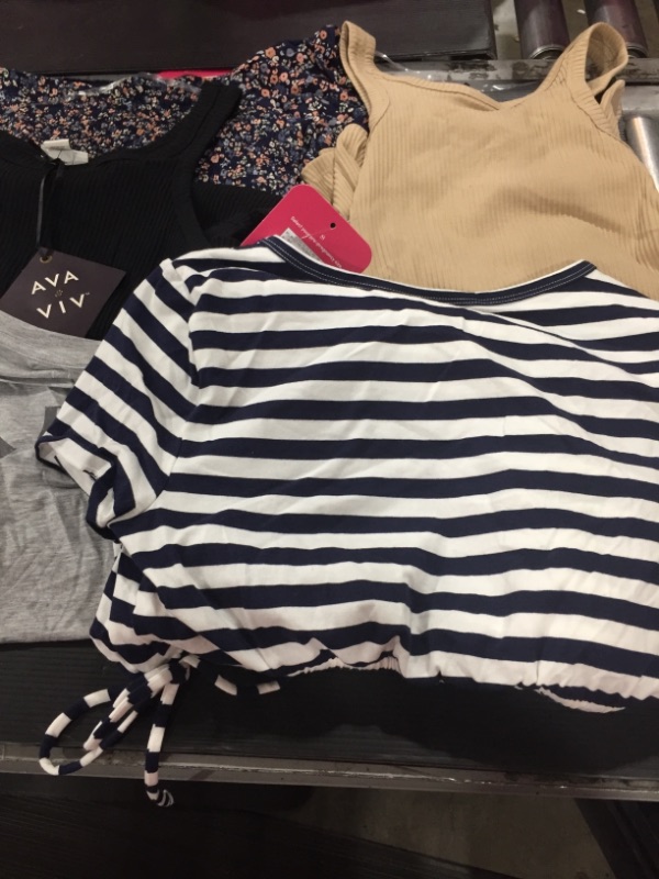 Photo 1 of Box of miscellaneous tops and bottoms
