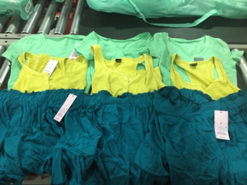 Photo 1 of Box of miscellaneous tops and bottoms