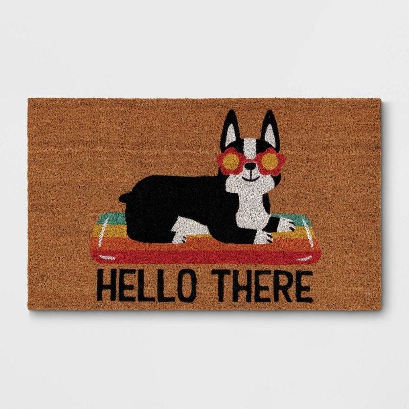 Photo 1 of 1'6x2'6 Hello Summer Dog Doormat Natural - Sun Squad
pack of 4