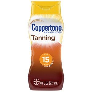 Photo 1 of Coppertone Tanning Defend & Glow Sunscreen with Vitamin E Lotion Broad Spectrum SPF 15, 8 Oz | CVS
pack of 2 