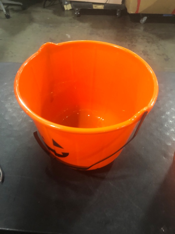 Photo 2 of 14 Jumbo Stackable Trick or Treat Halloween Pumpkin Pail - Hyde  EEK! Boutique