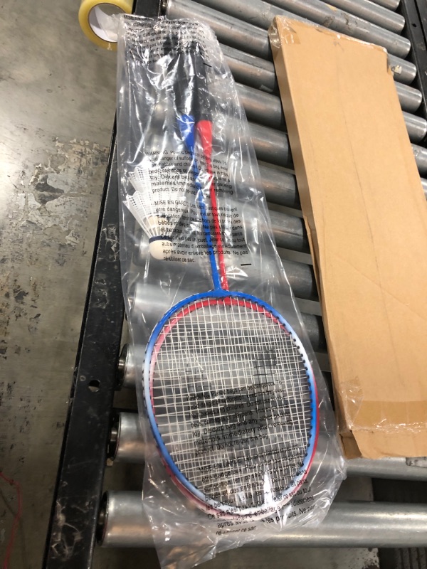 Photo 2 of Franklin Sports 2-Player Replacement Racquet Set, Red/Blue