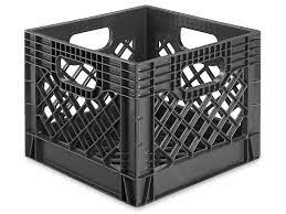Photo 1 of  Milk Crates - 12 x 12 x 10 1?2", Black--- 5 pack
