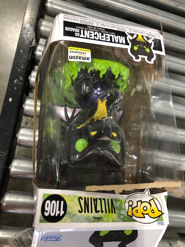 Photo 2 of Funko Pop! Jumbo: Disney - Maleficent Dragon, Amazon Exclusive (Glow in The Dark)
