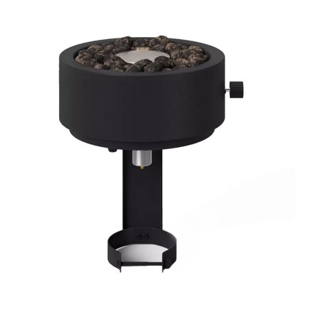Photo 1 of 10" Round Metal Outdoor LP Tabletop Fire Pit - Black - Project 62™
