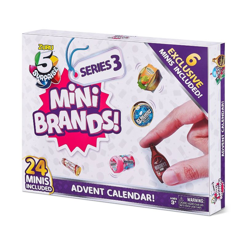 Photo 1 of 5 Surprise Mini Brands Series 3 Advent Calendar with 24 Surprises

