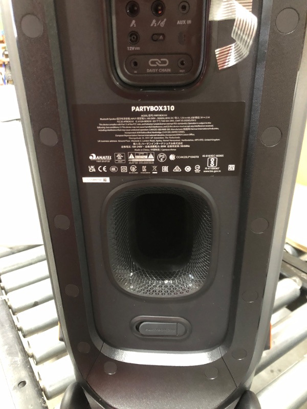 Photo 1 of JBL PartyBox 310 Portable Bluetooth Speaker with Party Lights