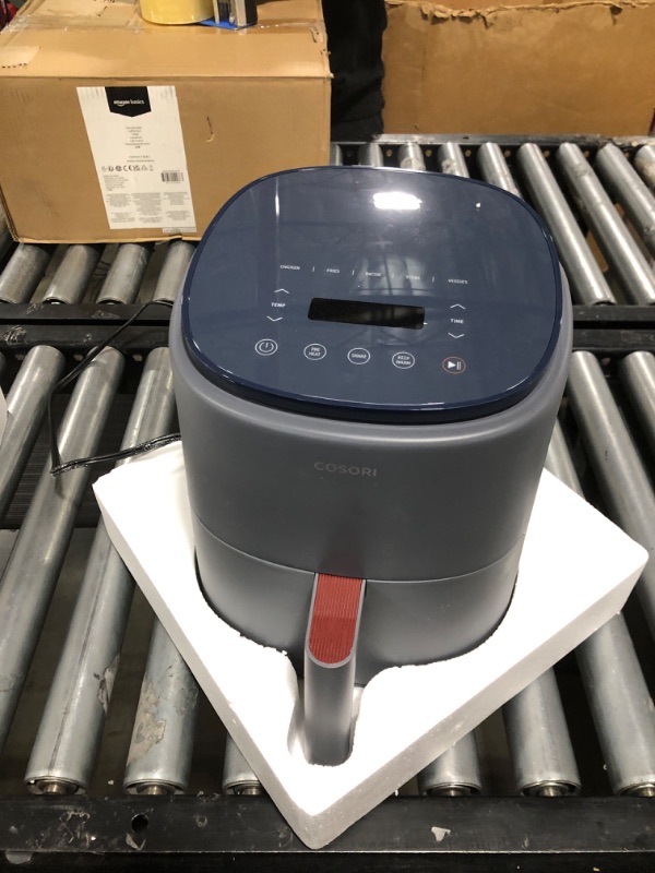 Photo 1 of COSORI Air Fryer 4 Qt, 7 Cooking Functions Airfryer, 150+ Recipes on Free App, 97% less fat Freidora de Aire, Dishwasher-safe, Designed for 2 People, Lite 4.0-Quart Smart Air Fryer, Truffle Gray
