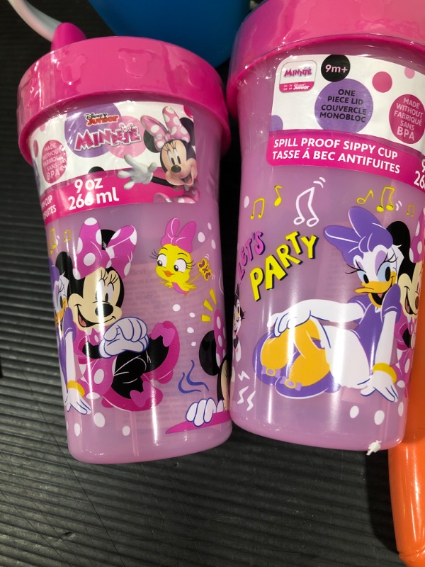 Photo 2 of 2-Disney The First Years Sippy Bin Cup - Minnie - 9oz

