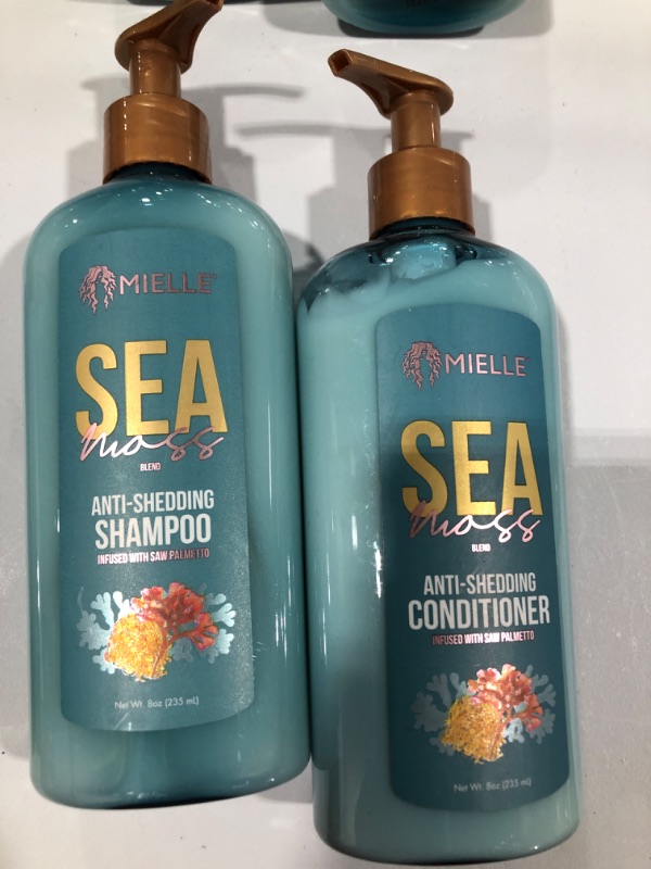 Photo 1 of 2 -Mielle Organics Sea Moss Anti Shedding Shampoo and conditioner - 8oz
unknown best by date