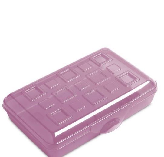 Photo 1 of 24 pack of Sterilite Pencil Box - Burgundy