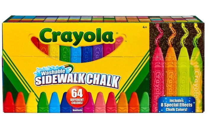 Photo 1 of Crayola 64ct Sidewalk Chalk

