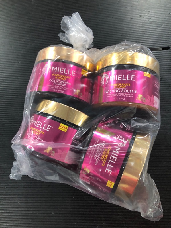 Photo 2 of 4 of the Mielle Organics Pomegranate & Honey Coil Sculpting Custard - 12oz/ SOLD AS IS 

