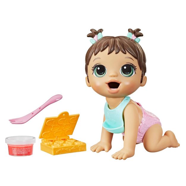 Photo 1 of Baby Alive Lil Snacks Baby Doll - Brown Hair