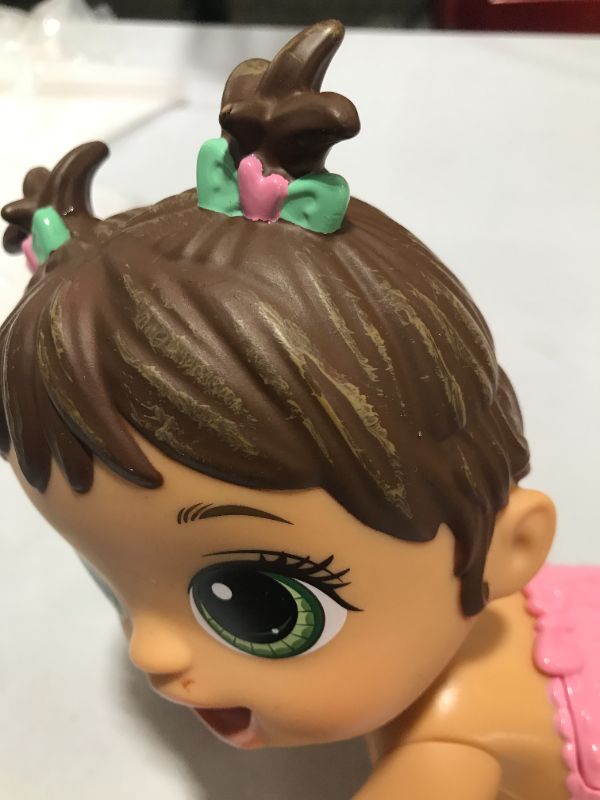 Photo 3 of Baby Alive Lil Snacks Baby Doll - Brown Hair