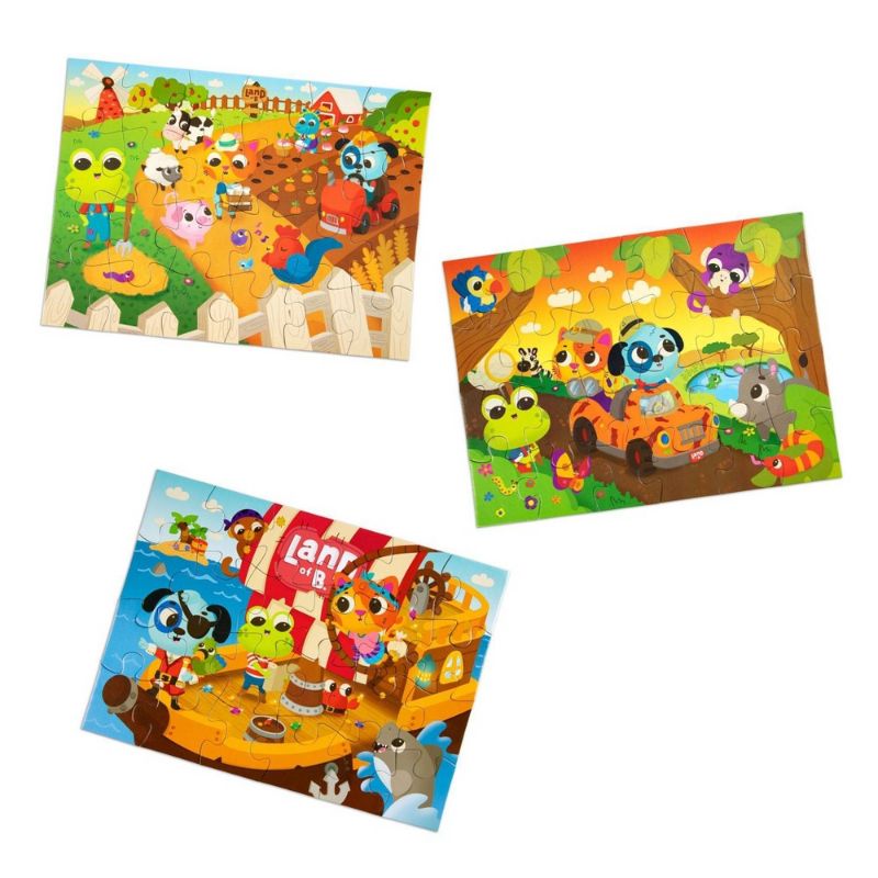 Photo 1 of 2 PACK Land of B. 3 Jigsaw Puzzles - Puzzle Adventures
